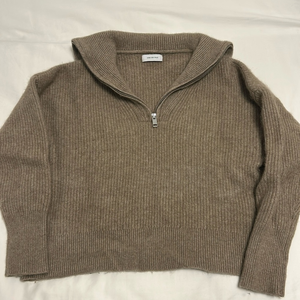 Italic 100% Cashmere Swearer Size XL